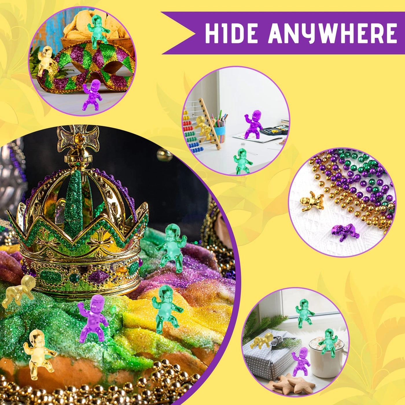 King Cake Babies - 36pcs baby shower