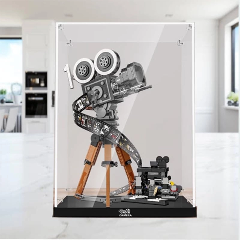 Clear Acrylic Display Case (43230) - Black Bottom 13.77x13.77x19.68in