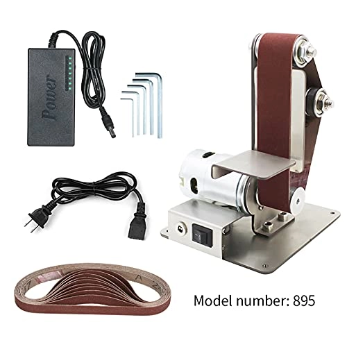 Electric Mini Vertical Belt Sander - 96W 220V Fixed-Angle Sharpener