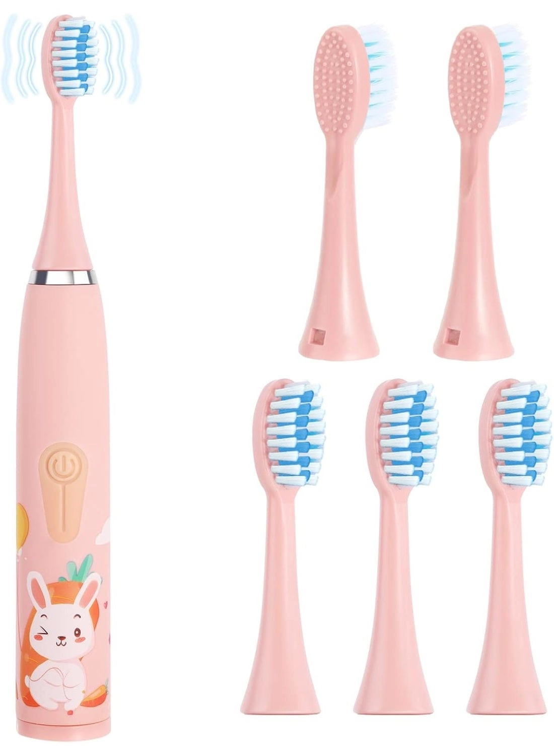 Bukela Electric Toothbrush - Children 3-12 Years Old 5 Brush Heads