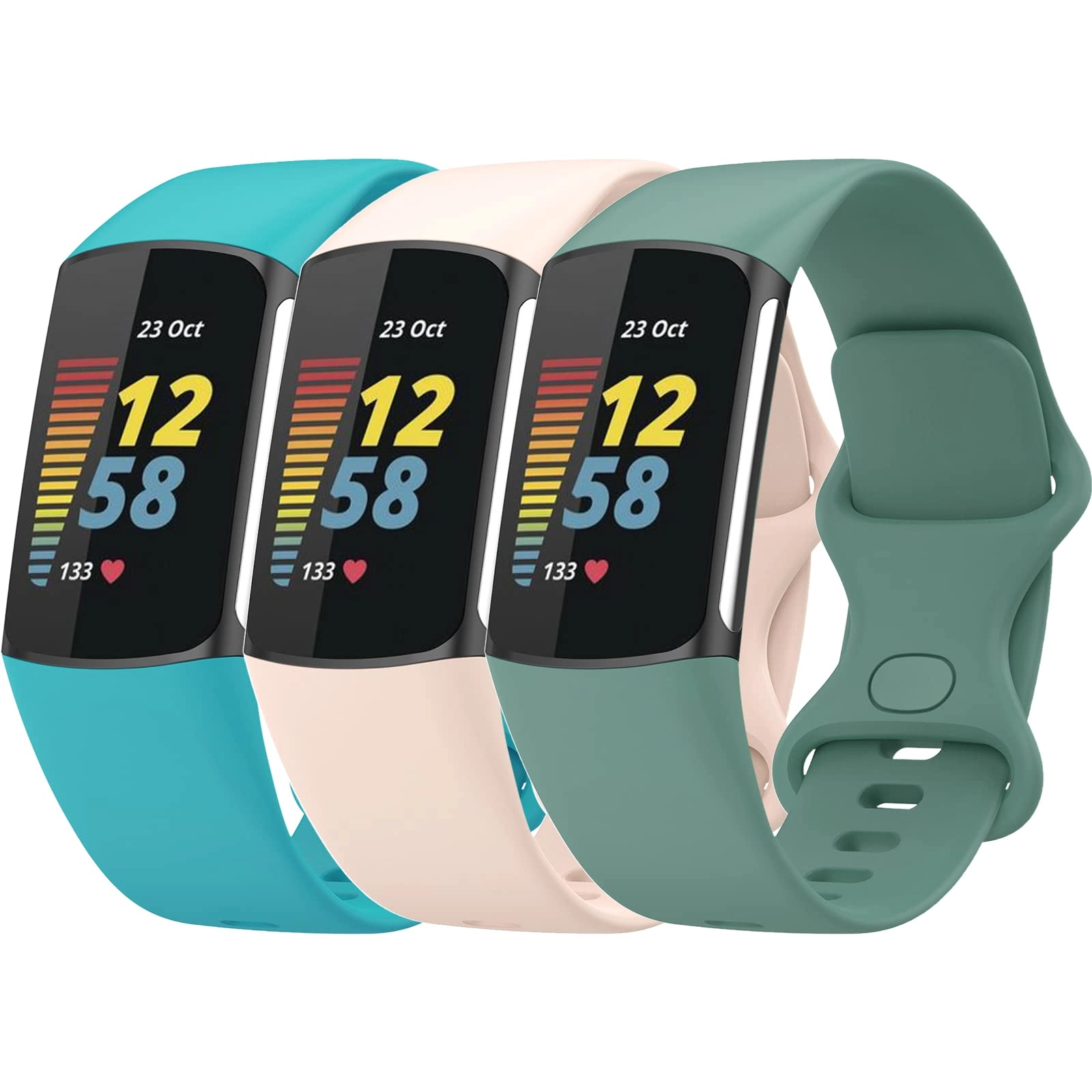 Silicone Watch Band for Fitbit Charge 5