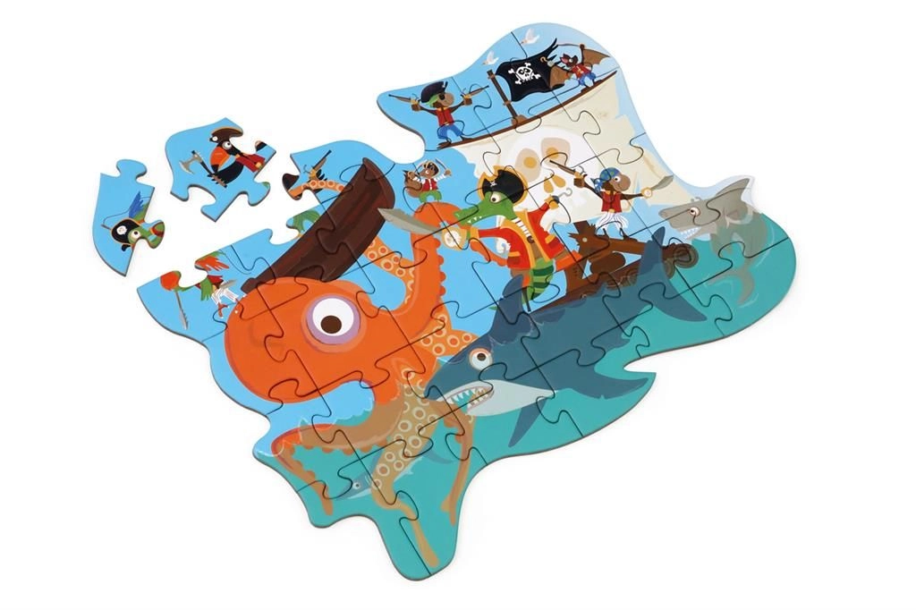 Pirates Contour Puzzle - 3+ 29 pieces