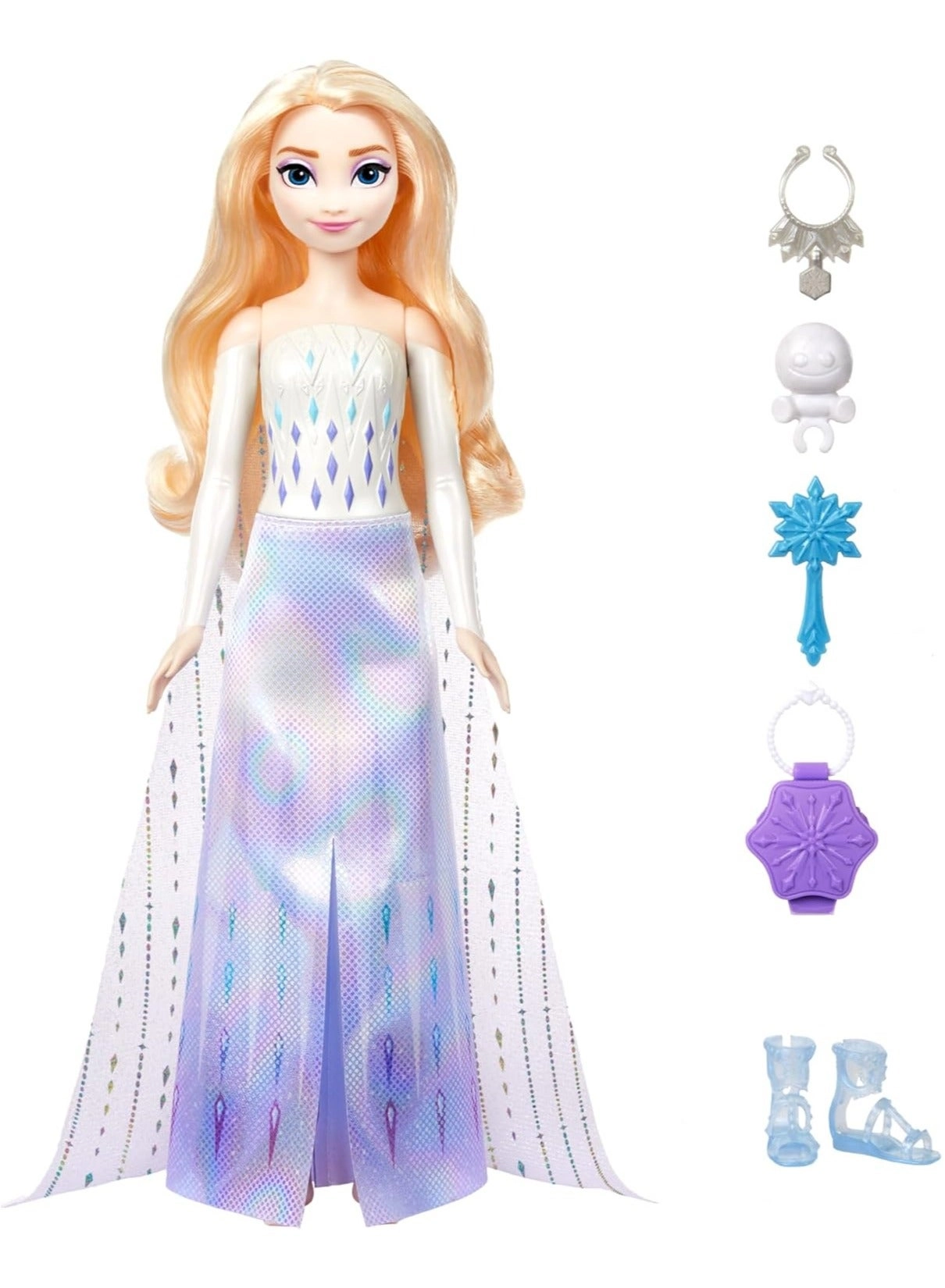 Elsa Fashion Doll - Frozen Spin & Reveal 11 Surprises