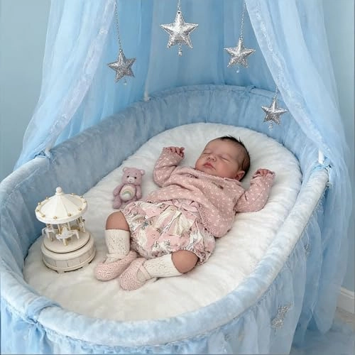 LOULOU Reborn Baby Doll - 20 Inch Soft Cloth Body & Vinyl Limbs Sleeping Ages 3+