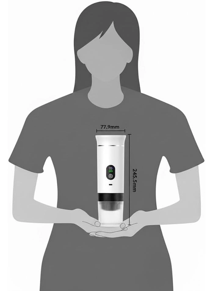 3-in-1 Portable Espresso - 7500mAh 20-bar USB-C