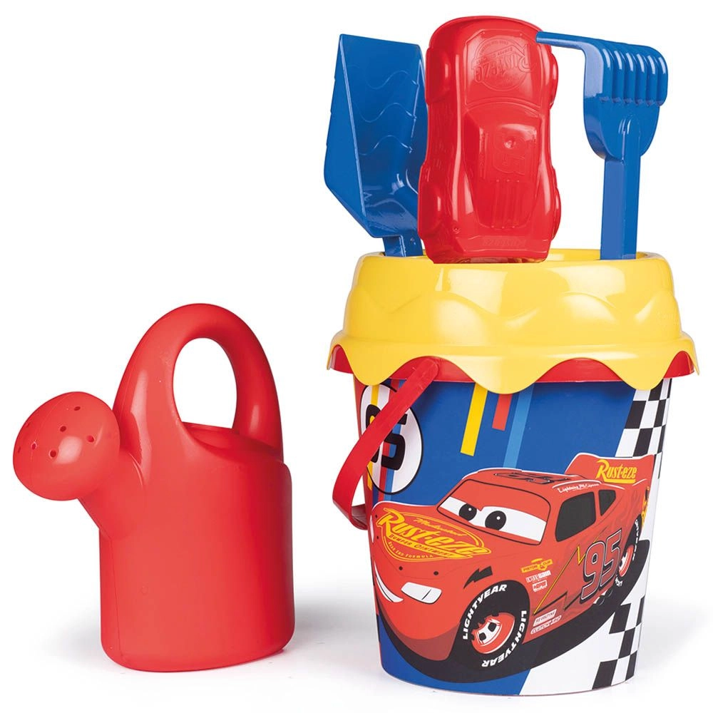Cars Sand Bucket Set - Red 3+