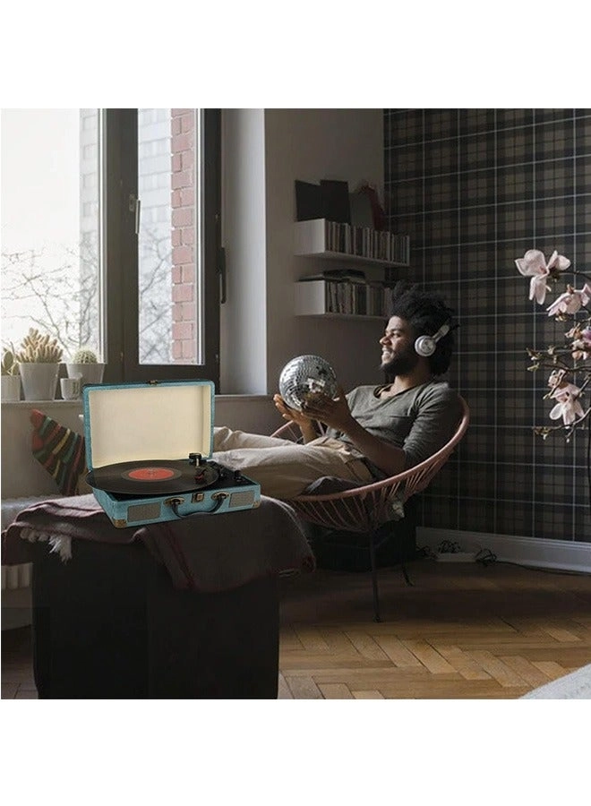 Turntable - Bluetooth 2 Speakers 3-Speed