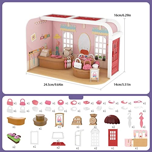 Miniature Dollhouse Kit - Children House 1:32