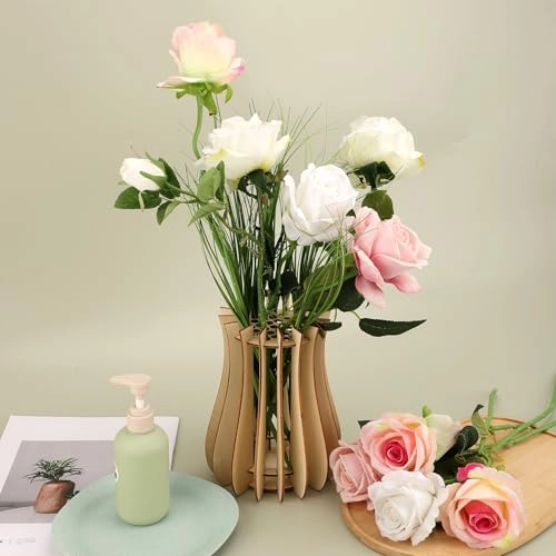 Wooden Vase for Lego Flowers - 1 pcs