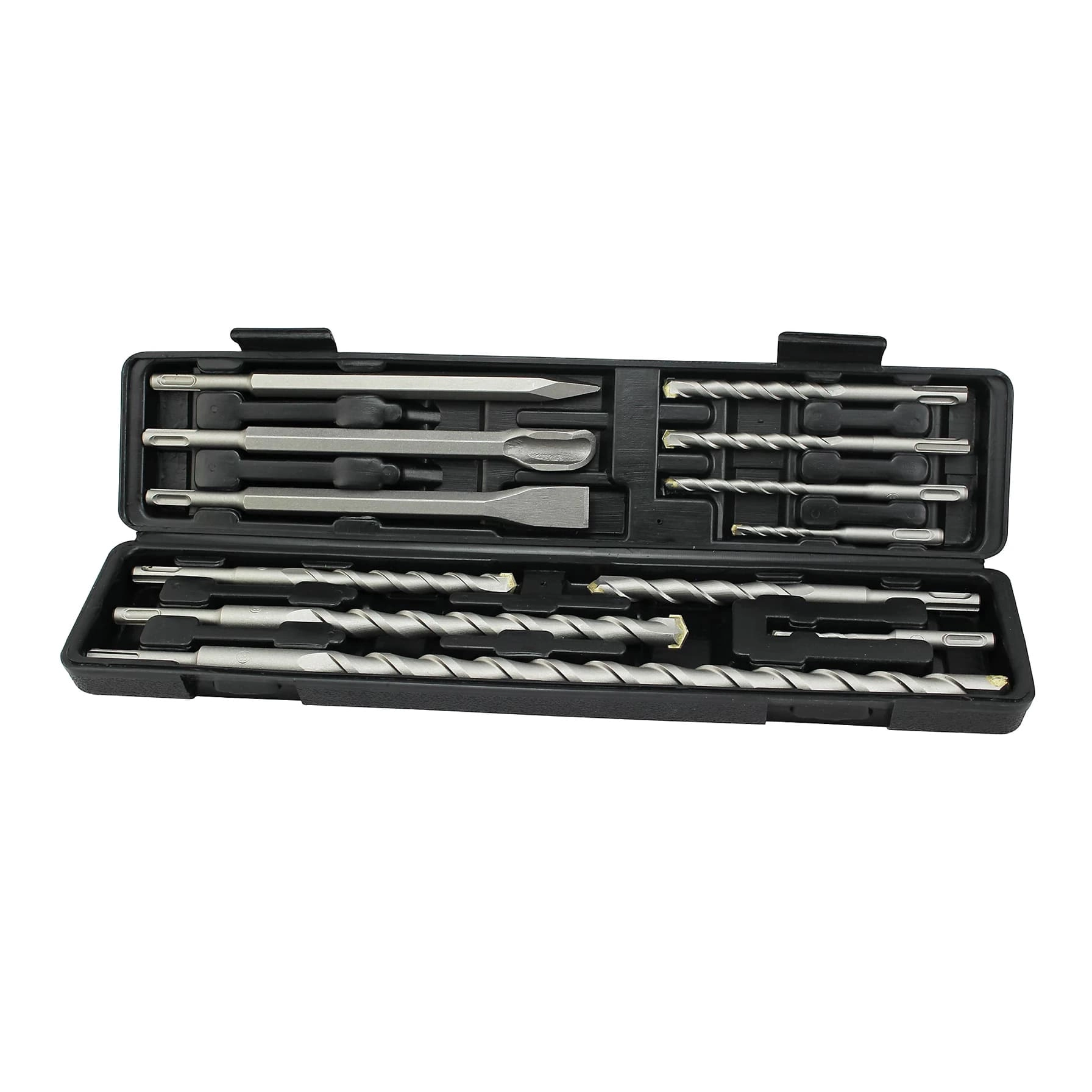 Universal SDS Plus Mixed Drill Bit Set - Tungsten carbide tipped 12 piece(s)