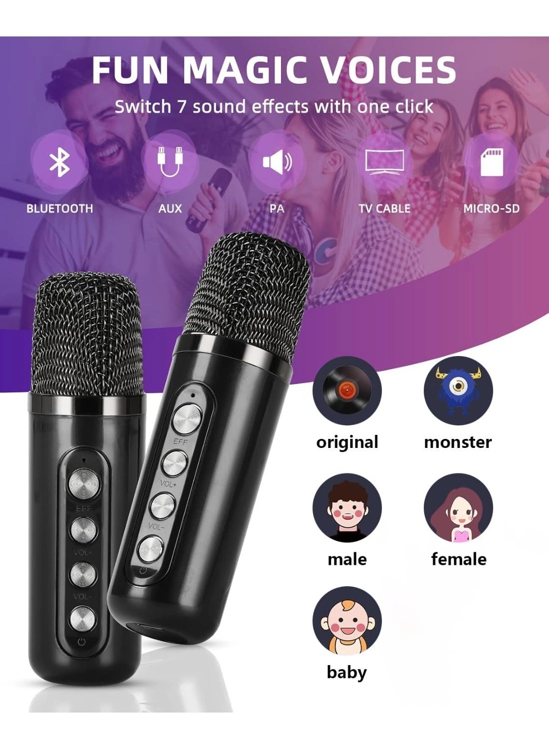 Portable karaoke speaker