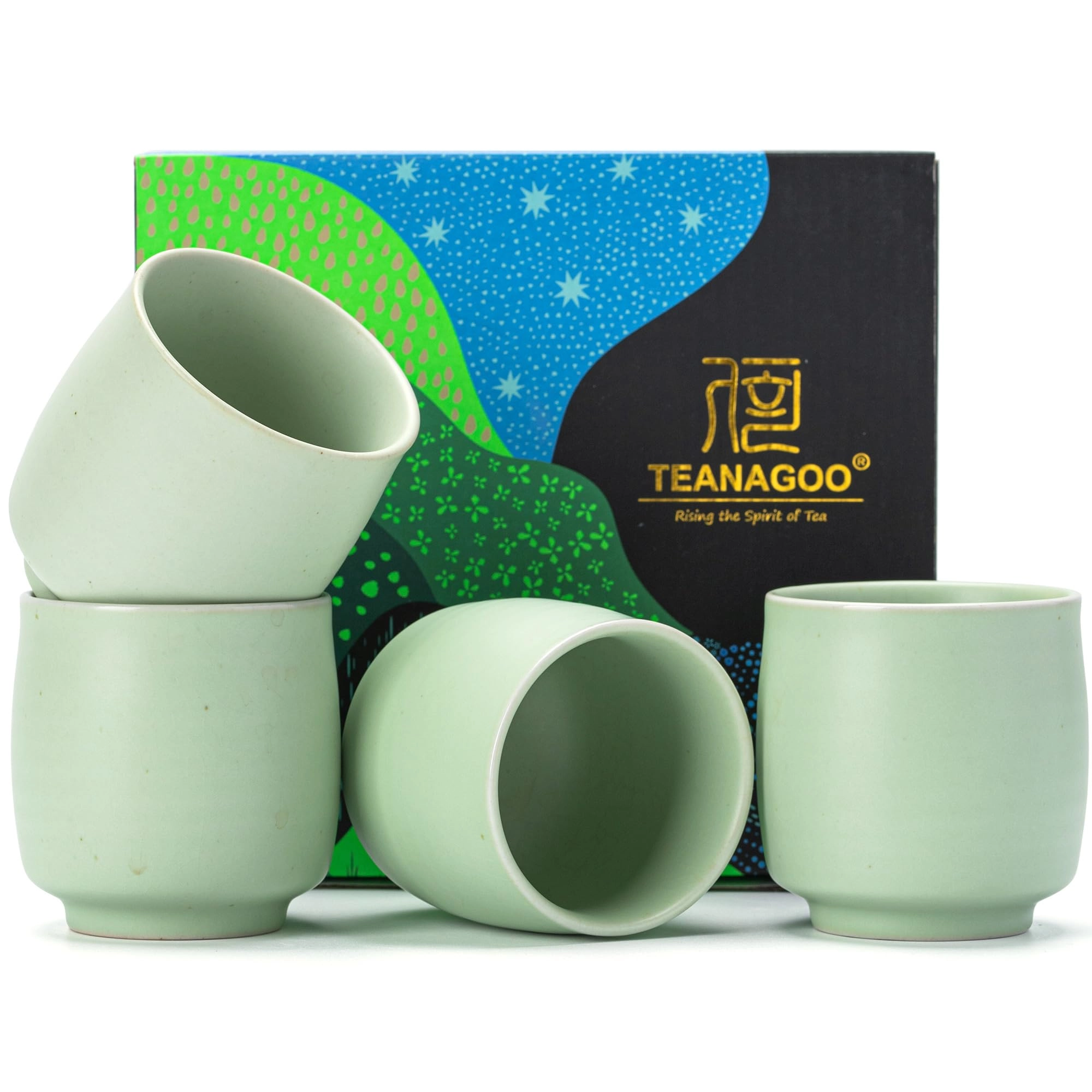 Elegant Japanese Tea Cup - 4 pcs - 175 ml