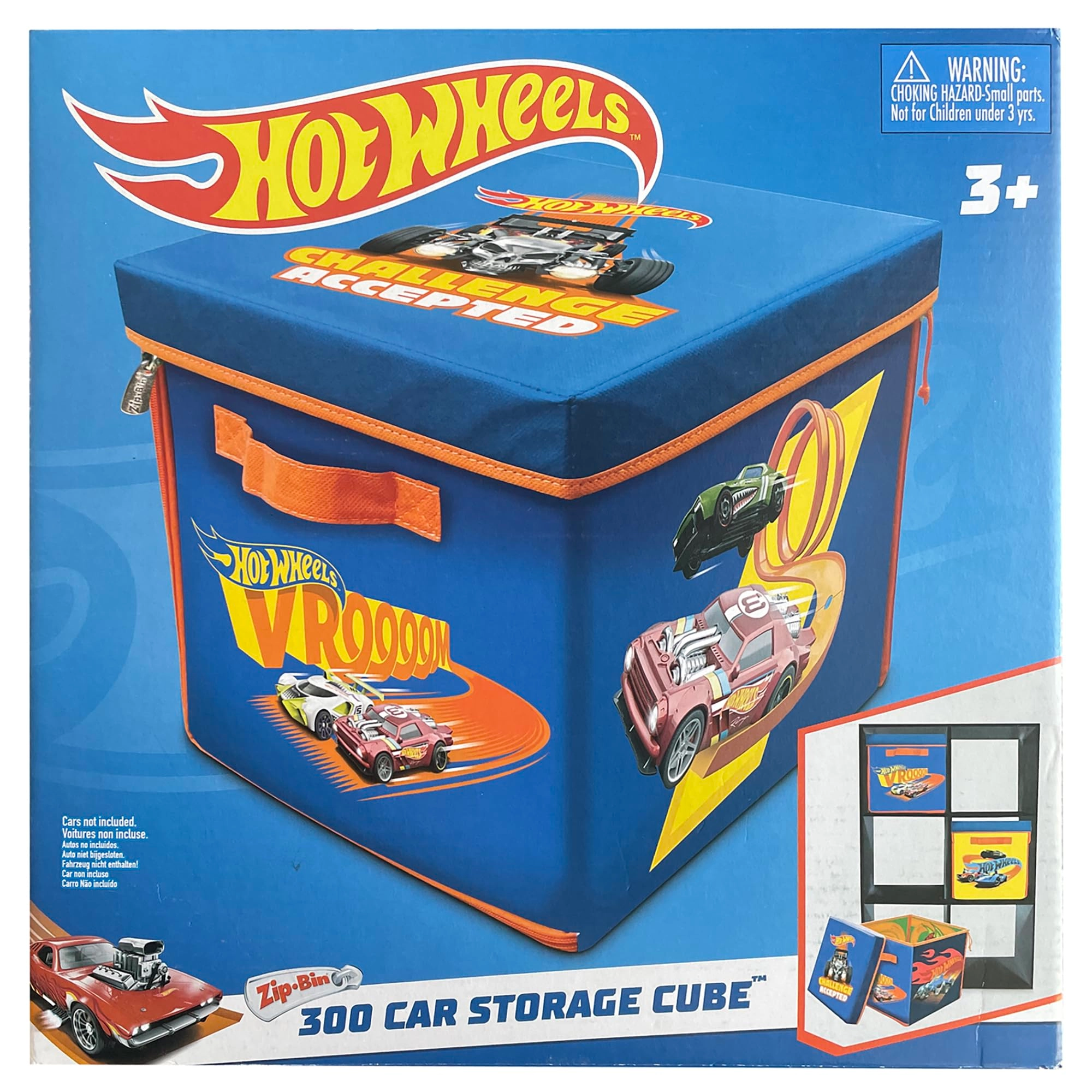 Hot Wheels ZipBin - 300 Car Solid Brown