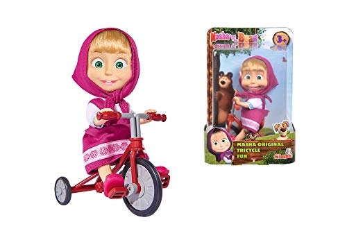 Masha Doll - 12cm Tricycle Ages 3+