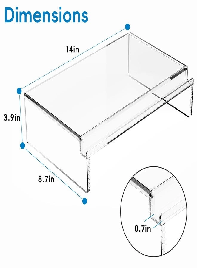 Clear Acrylic Monitor Stand Riser