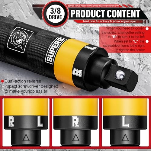 UST395 Slotted and Phillips Screwdriver Set (13 Pcs)