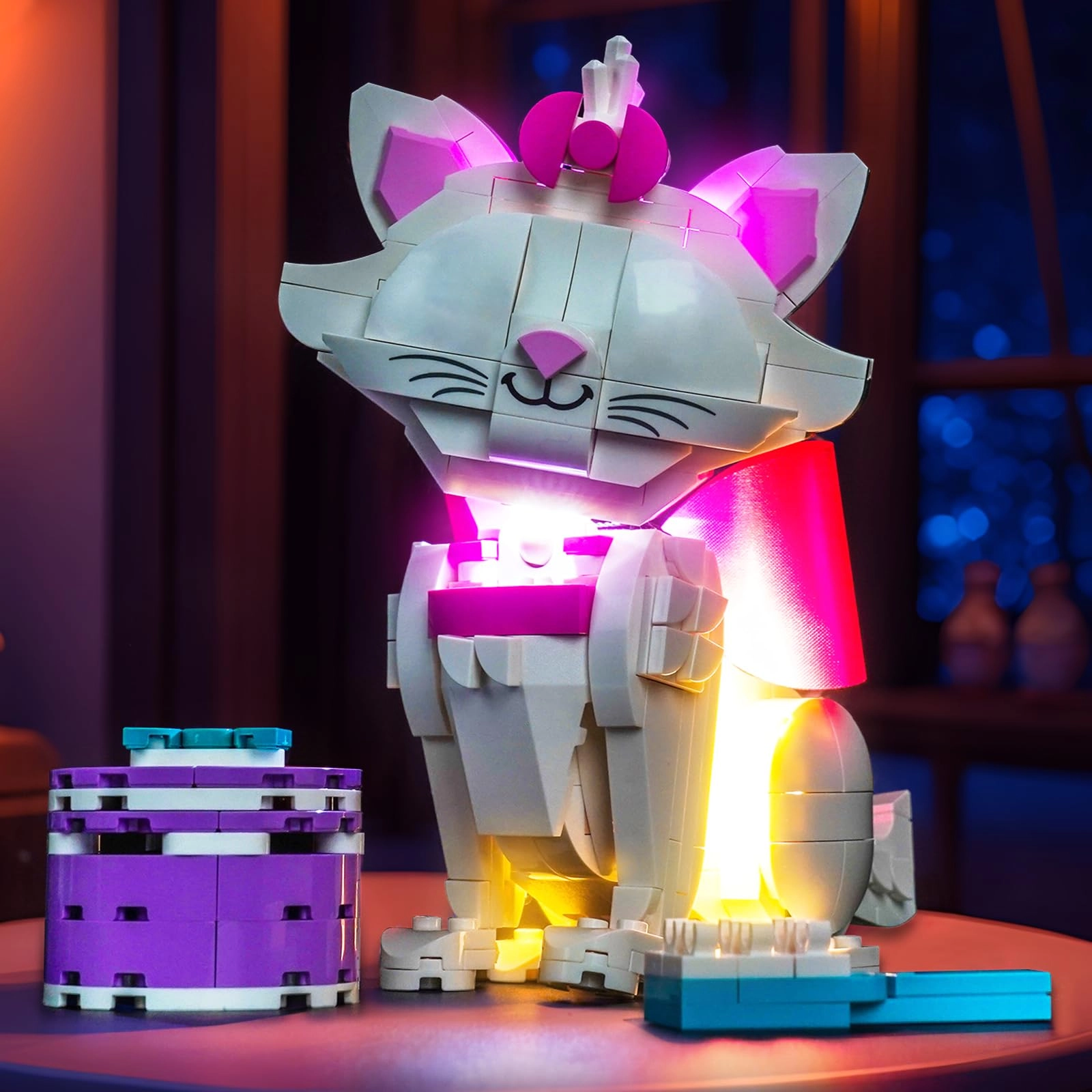 LocoLee Light kit Compatible with Lego 43286 The Aristocats Adorable Marie - LED USB Powered