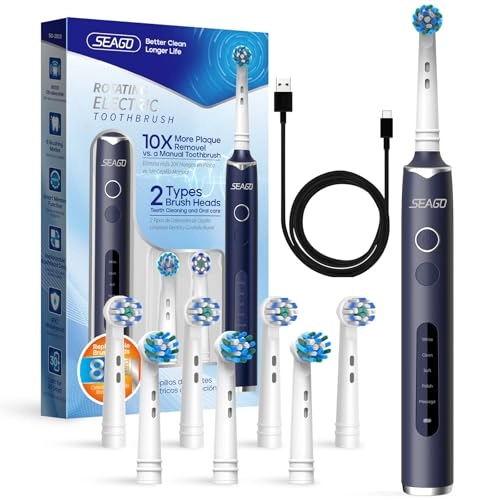 SG-2603 - Rotating Electric Toothbrush black L