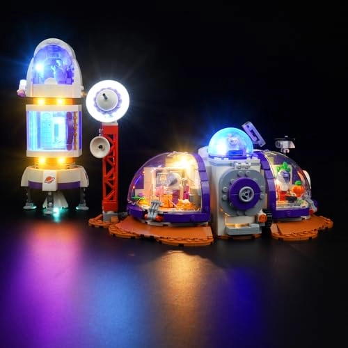 LED Light Kit for LEGO Friends 42605 Mars Room Base with Rocket - Plastic 1pcs