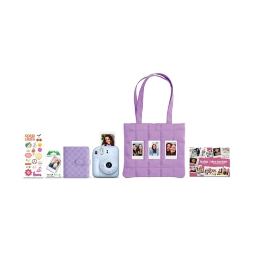 Instax Mini 12 - Blue 2025 Holiday Bundle