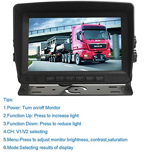 Reversing Camera + TFT LCD Monitor - Night Vision 4Pin 628x586pixles/PAL