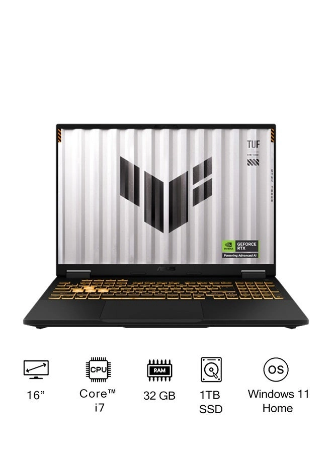 ASUS TUF Gaming F16 FX608JPR-71621W - 16'' Core i7-14650HX 32GB DDR5 1TB SSD
