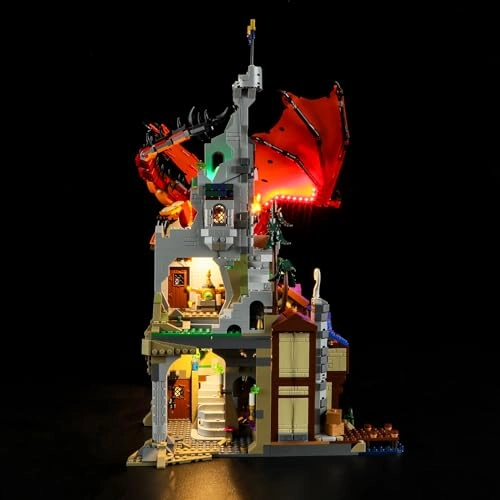 Dungeons & Dragons: The Tale of the Red Dragon Light Set (21348) - 4 USB light kit