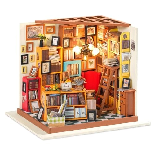 Miniature Dollhouse Bookstore - 1:24
