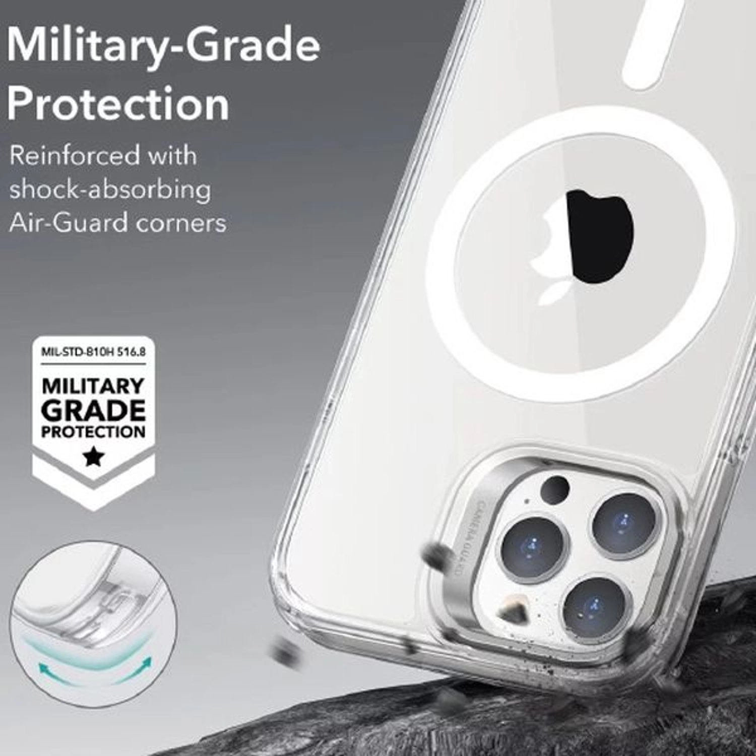 Classic Kickstand Case Clear Case with MagSafe for iPhone 14 Pro