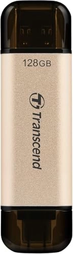 JetFlash 930C - USB 3.2 Gen 1 128GB USB Type-A and Type-C