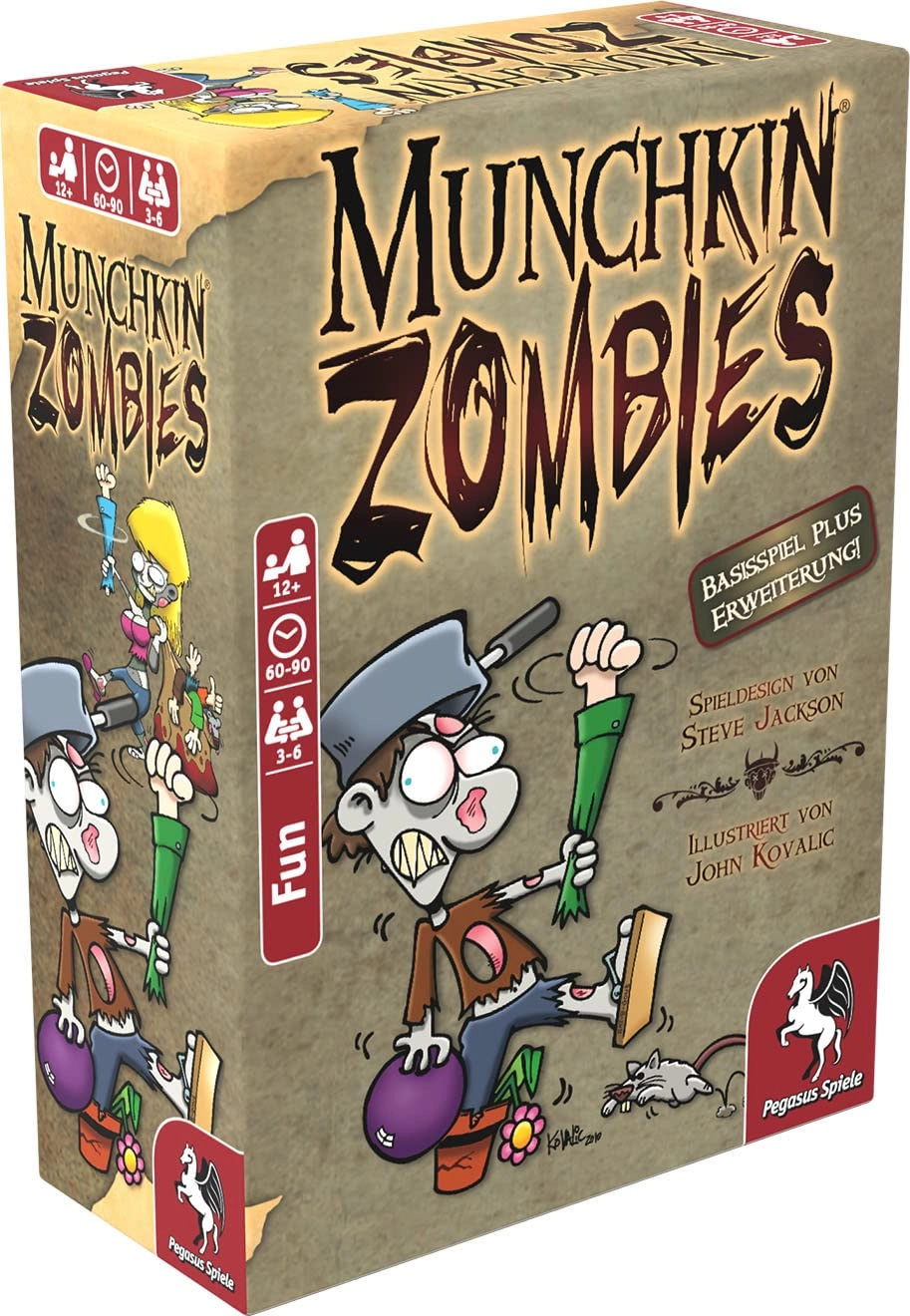 Munchkin Zombies 1 + Munchkin Zombies 2 - Card Game (German)