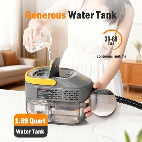 steam cleaner for home - 3 Bar 1.69 Quarts