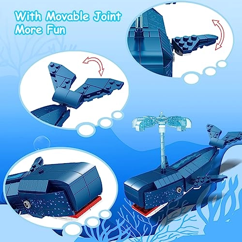 Whale Building Set - whale 250 pcs