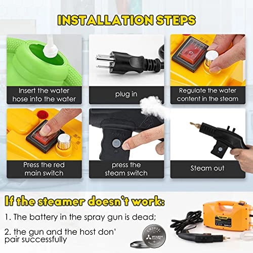 High Temperature High Pressure Steam Cleaner - 350-450kpa