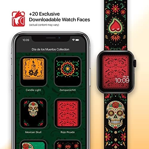 Día de los Muertos Smartwatch Band