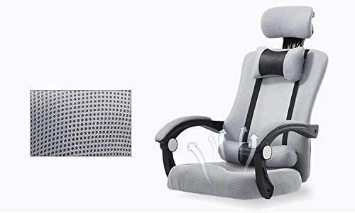 Desk Chair - PU Leather Brown High Back