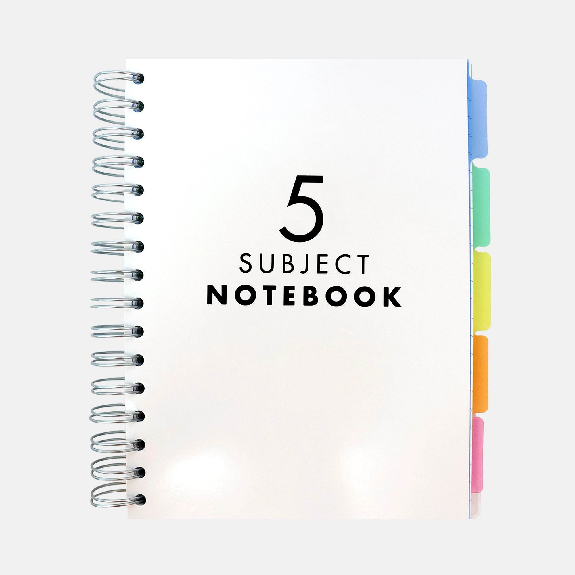 Vibe 5-Subject Notebook A5 Spiral - Grid 150 Sheets