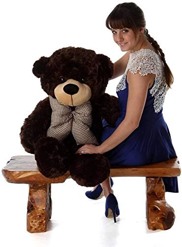 Panda Bear Teddy 30 cm Dark Brown