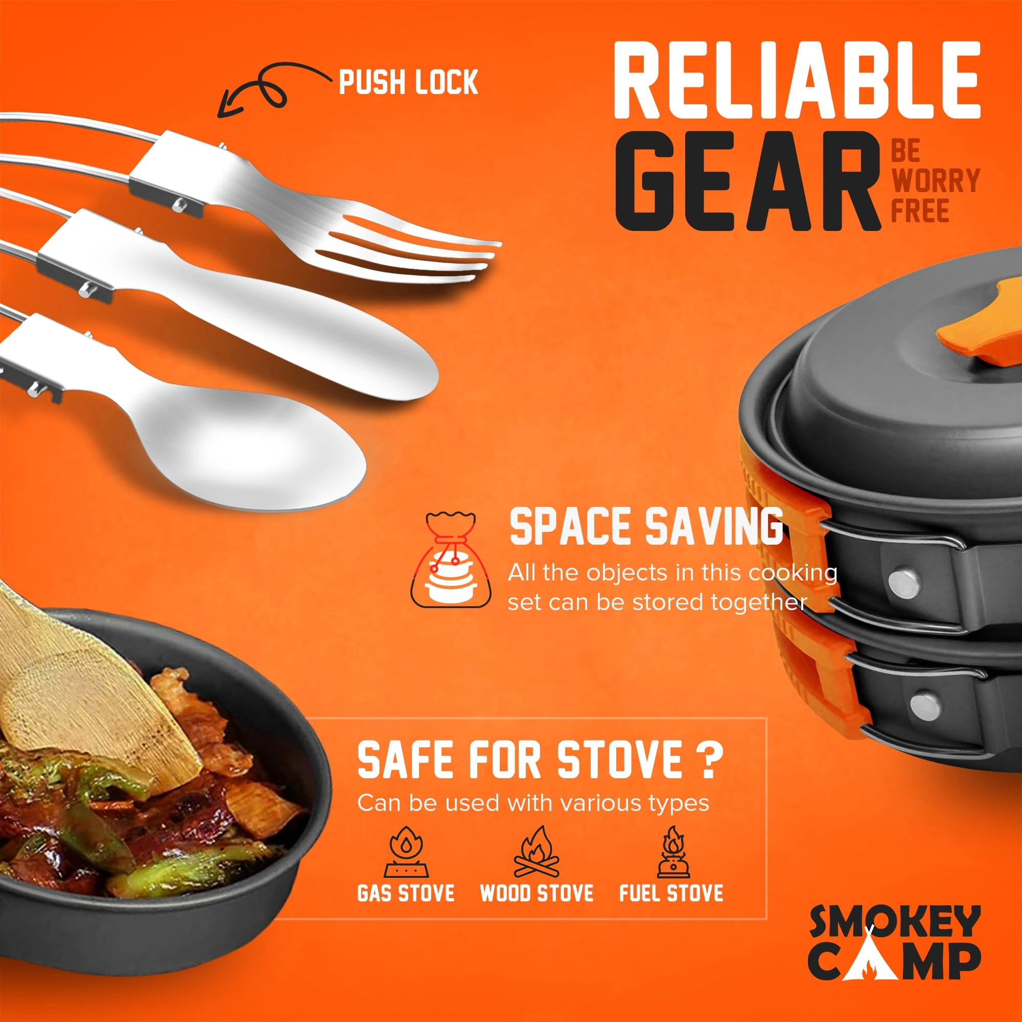 Camping Cookware Mess Kit - 11 piece(s)