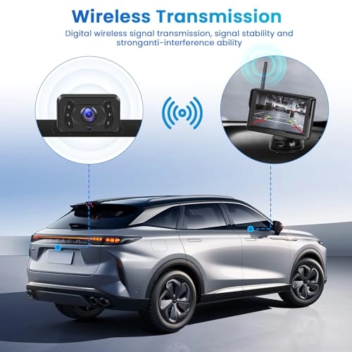 AHD Wireless Rear View Camera IPS-Monitor - Night Vision 720P