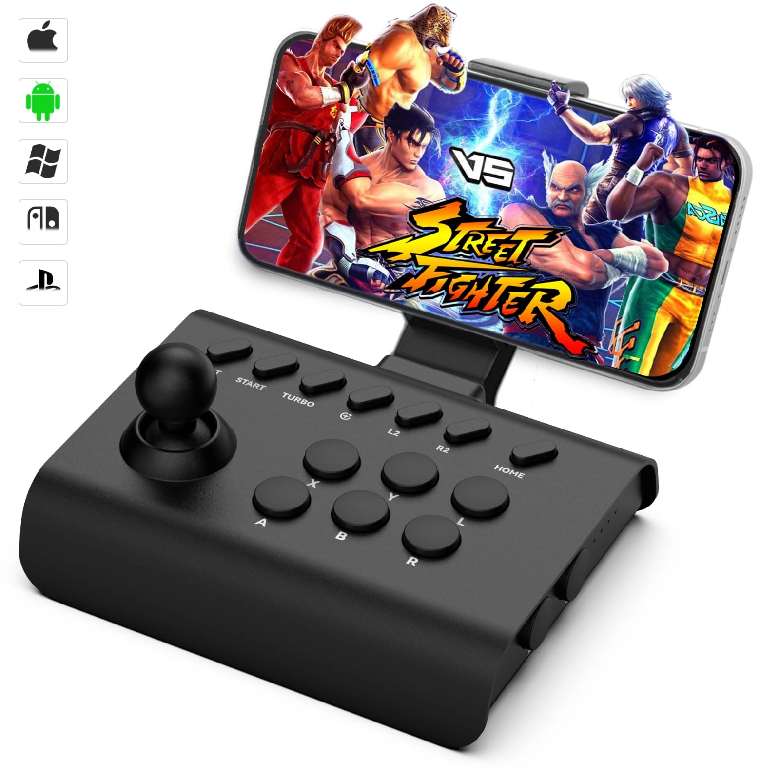 ShenZhen ShanWan Technology Co., Ltd. Arcade Fight Stick - Black