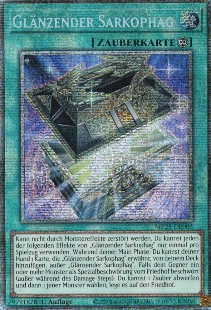 MZTCG Yugioh Shiny Sarcophagus MP25-DE005 - German