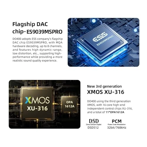 DO400 - ES9039MSPRO XMOS-XU316