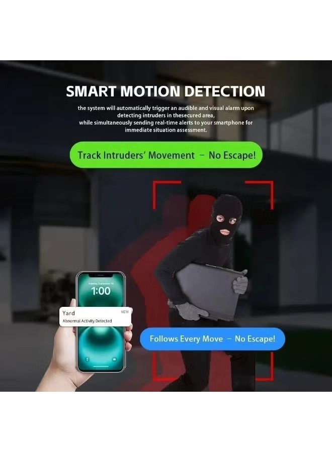 Outdoor Solar Security Camera 1080p