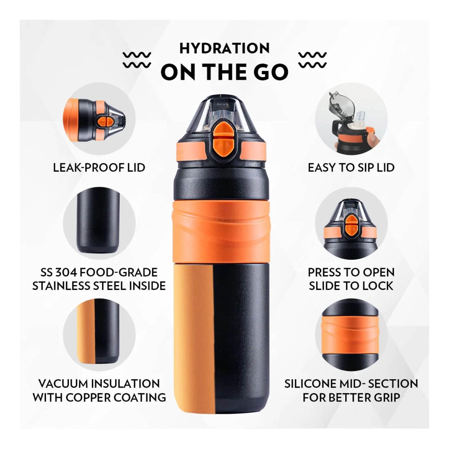 Vacuum Sip Bottle - 560ml