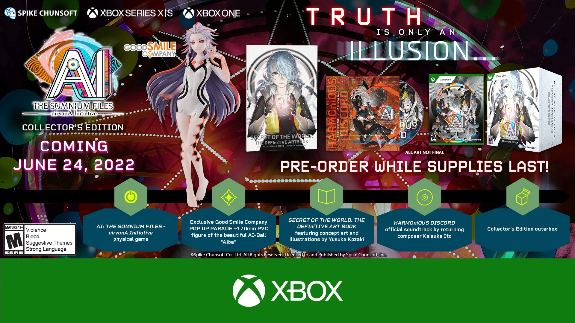Spike Chunsoft AI: THE SOMNIUM FILES - nirvanA Initiative Collector's Edition - Xbox One and Xbox Series X