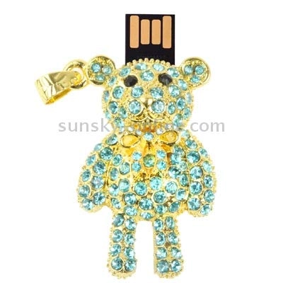 Bear's Paw Shaped Silicone USB Flash Disk - USB 2.0 8GB