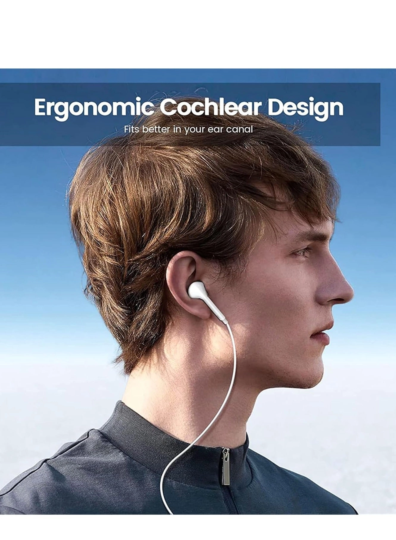 Ear Earphones Wired Earbud Pack