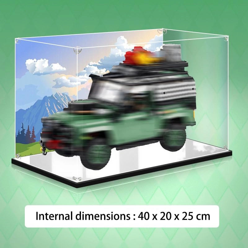 Display Case for LEGO Land Rover Defender 10317