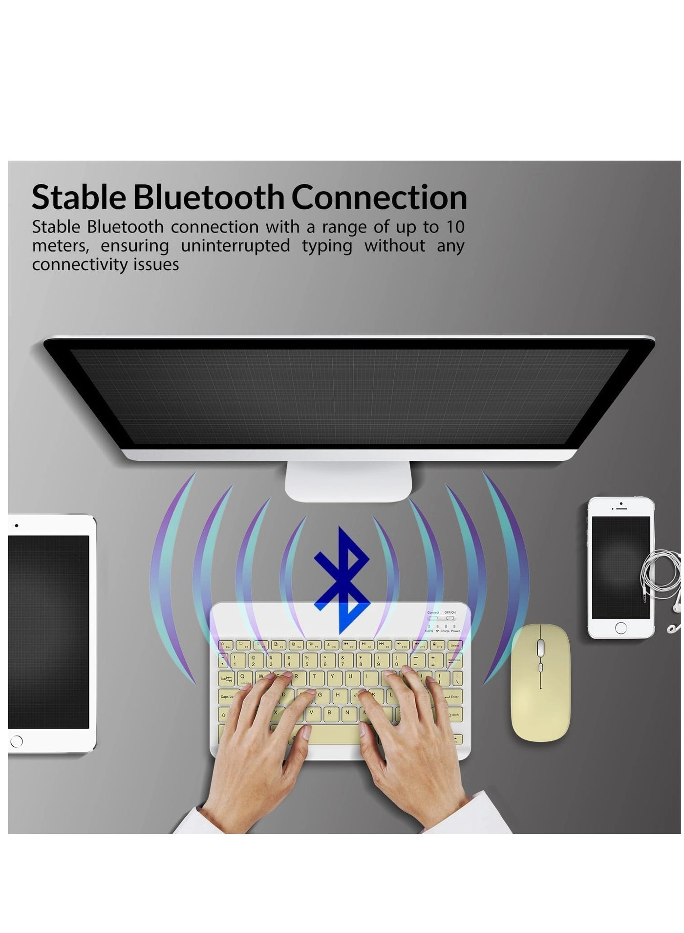 Keyboard and Mouse Combo - US Wireless